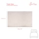image 3 of Sew Easy Cotton/Polyester Wadding - White, Twin Size 182.9 x 228.6cm/ 72 x 90in, Soft, Durable, Washable