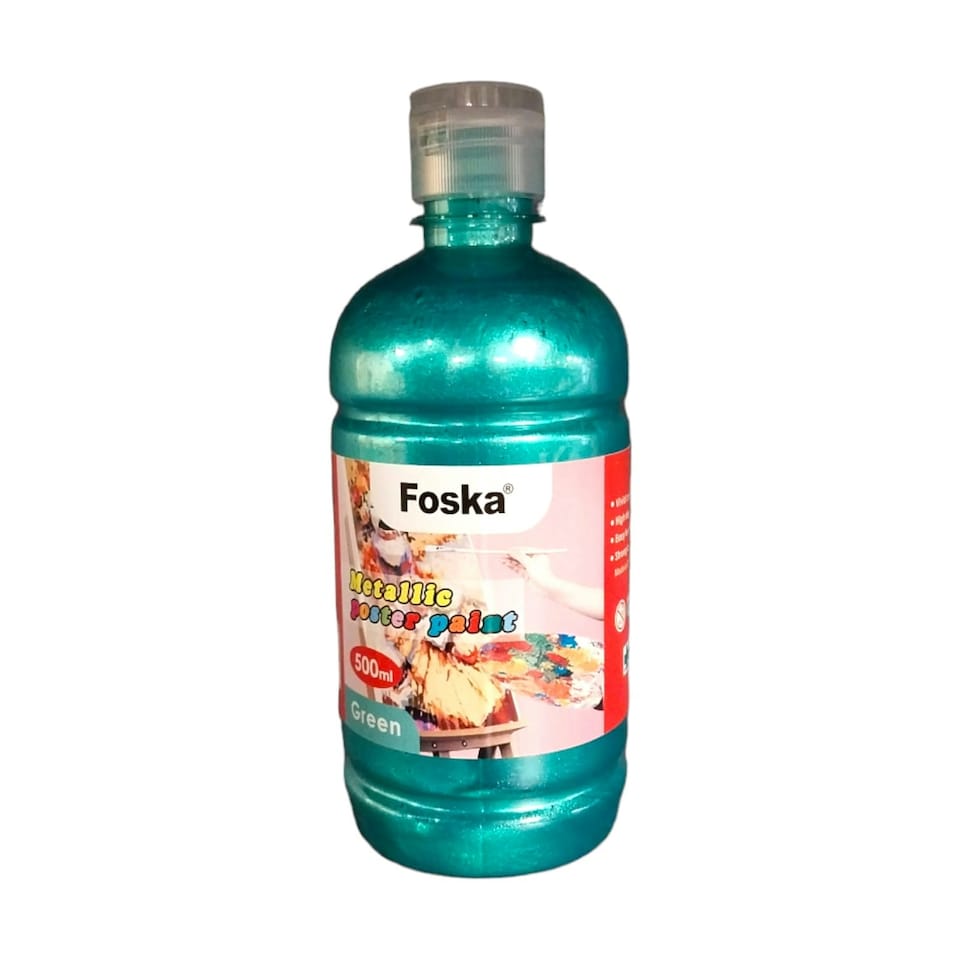 image 1 of 500ml Green Metallic Poster Paint