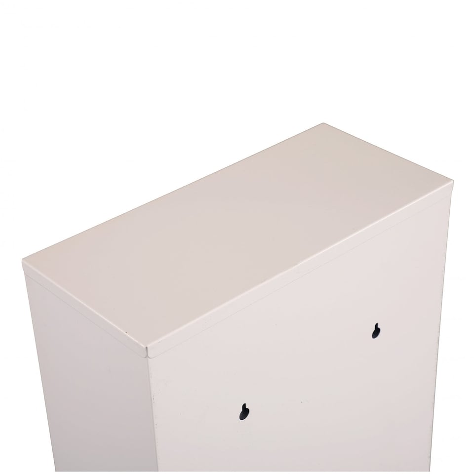 image 1 of Wall Mounted Metal First Aid Medicine Medical Cabinet Locker | White