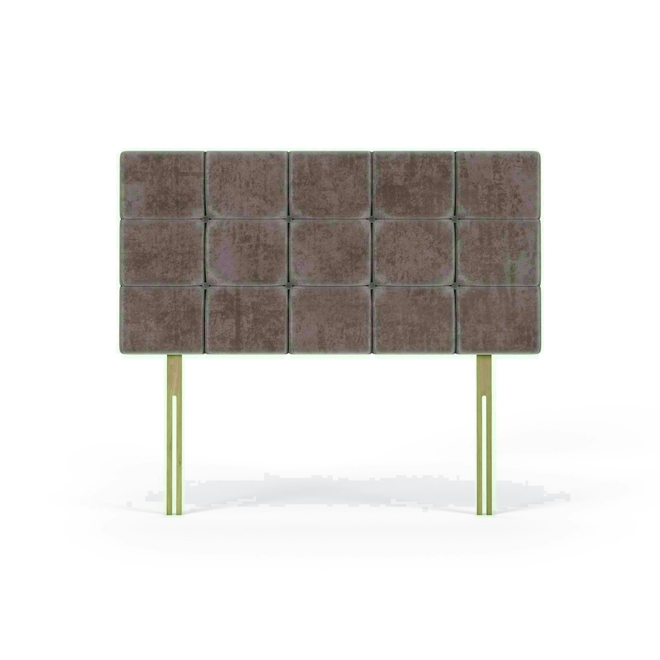 Pearl Mauve Naples Velvet Headboard King Size N/A