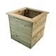 image 1 of Multi Pack of 3 - Deluxe Square Planter - Timber - L47 x W47 x H46 cm - Fully Assembled | Brown