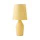 image 1 of ValueLights Arlo Yellow Ceramic Table Lamp Yellow Shade & Bulb | Yellow