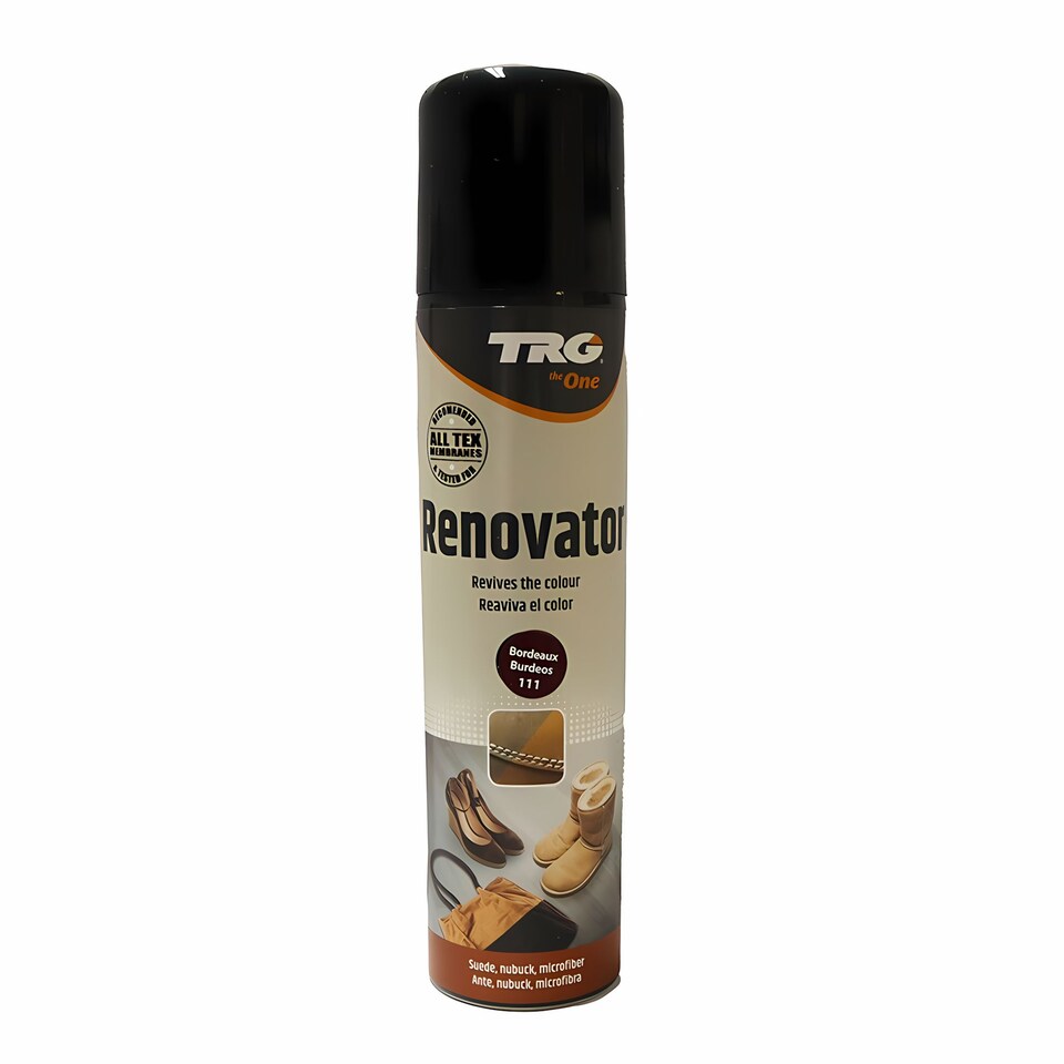 image 1 of TRG Suede Renovator - Colour Restoration for Shoes and Boots 250ml | Red | Bordeaux