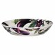 image 1 of Pasta Bowl: 1 x 23cm Emma Bridgewater Aubergine & Flowers Medium Pasta Bowl, Ceramic White