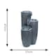 image 5 of ValueLights Logs Outdoor Solar Decorative Water Fountain