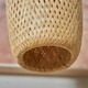 image 3 of ValueLights Malay Wood - Wicker Natural Ceiling Light Pendant and LED Bulb