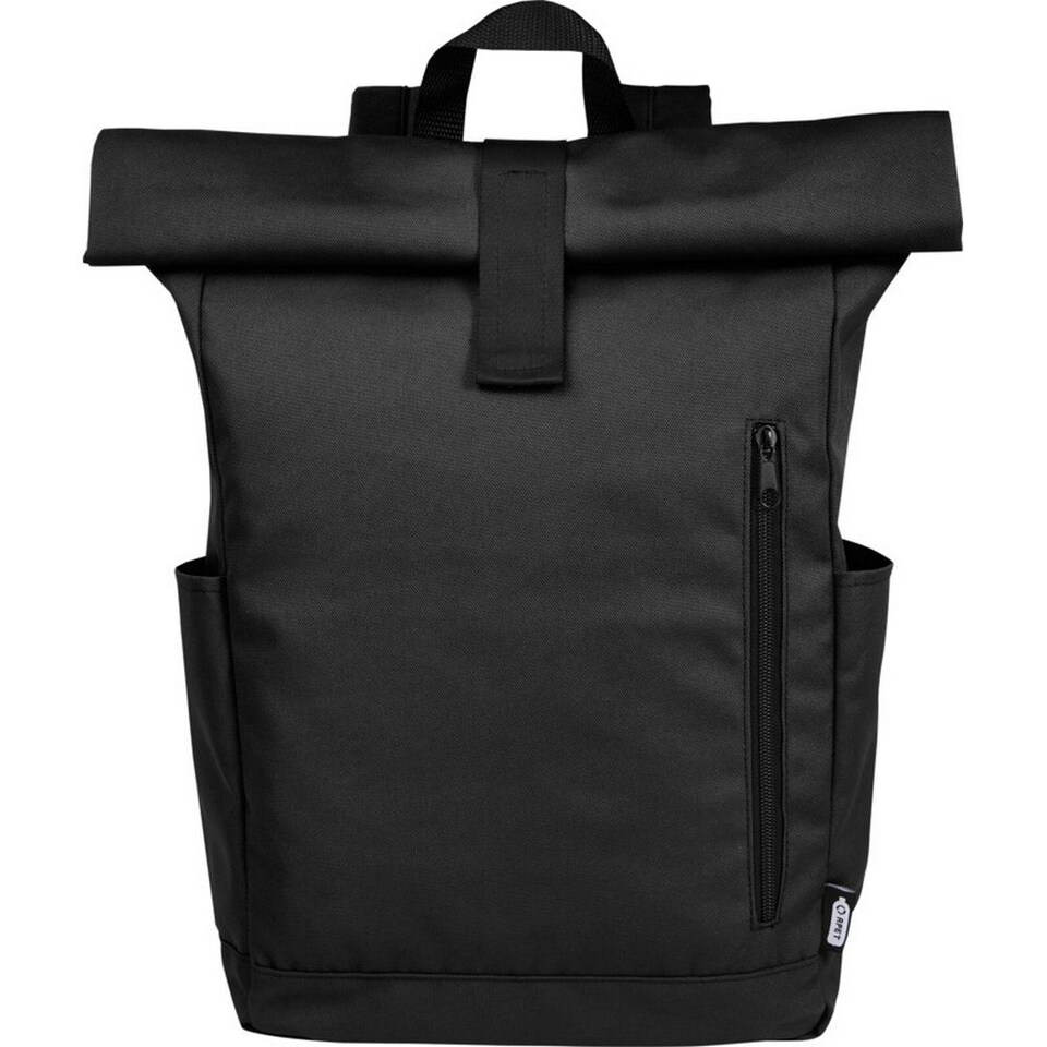 image 1 of Unbranded Byron Roll Up 18L Backpack - Solid Black - One Size