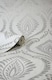 image 2 of Crown M1756 Estelle Damask Wallpaper, Grey
