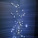 image 5 of 5.4m White LEDs Green Garland Wire Light Christmas Decoration with Timer