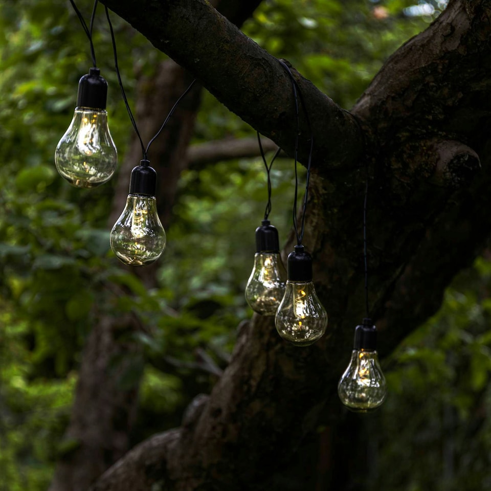 image 1 of Eglo Libisa LED 4.5 Meter Black Transparent Outoor Fairy Lights Black