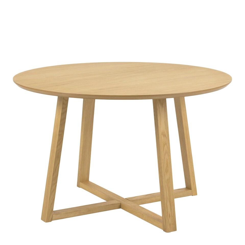 image 1 of Malika Round Dining Table in Oak