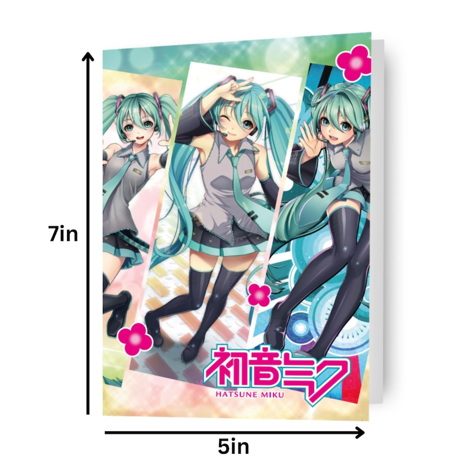 image 1 of Hatsune Miku Birthday Card
