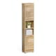 image 1 of VonHaus Chester Tall Bathroom Cabinet in Oak Effect