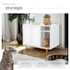 image 3 of Cat Litter Cupboard Kalea - side entrance, scratching mat, large doors, storage