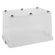 image 9 of URBNLIVING Clear Plastic Storage Box With Lid | Clear | 70 Litre - 2 Boxes