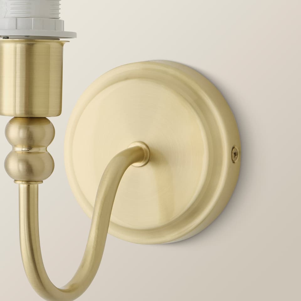 image 1 of ValueLights Binky Pair of Gold Rechargeable Wall Light Bases | Gold