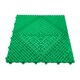 image 3 of Modular Interlocking Ribbed Garage Vented Floor Tiles - Green