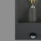 image 5 of BHS Wallace Outdoor Wall Light with Sensor, Dark Grey