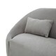 image 2 of Interiors By Premier Stylish Grey Linen Sofa, Contemporary Seater Sofa For Livingroom, Comfortable Mid Century Sofa For Bedroom Grey