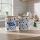 image 2 of Blue Petals Extra Large Biscuit Tin