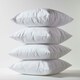 image 2 of Homescapes Waterproof Pillow Protectors - 80 x 80 cm - Pack of 4 White