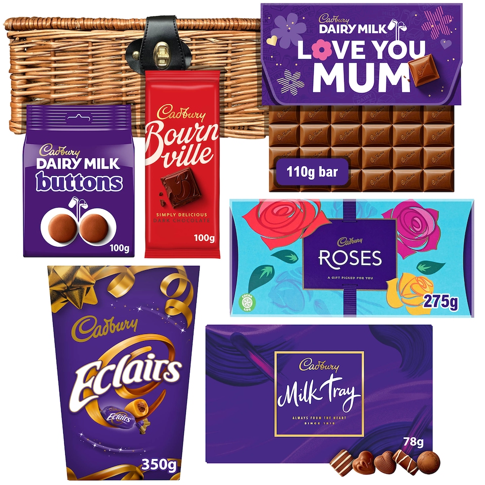 image 1 of Cadbury Mother's Day Chocolate Basket