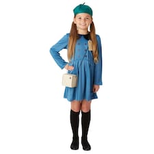 Bristol Novelty Girls Evacuee Costume - Blue - XL XL