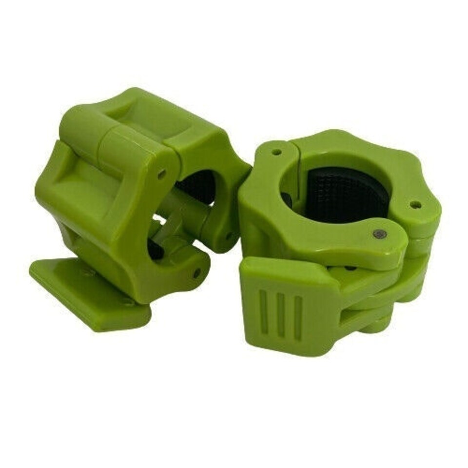 image 1 of Quick Release Barbell Collars 1" 25mm Lock Jaw Clamps