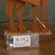 image 7 of 32cm Battery Operated Light up Felt Reindeer with Santa Hat and Warm White LEDs