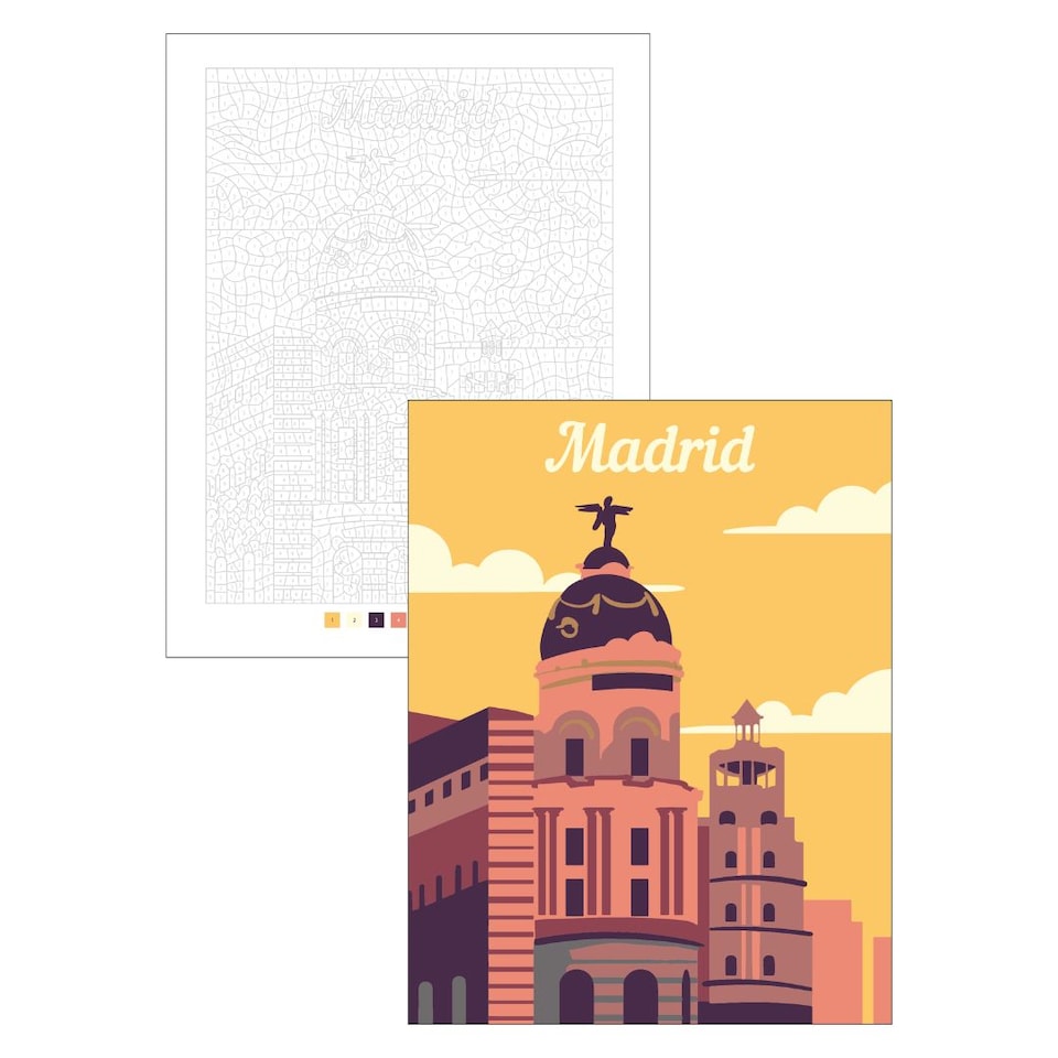 image 1 of Colour by Numbers - Travel Book