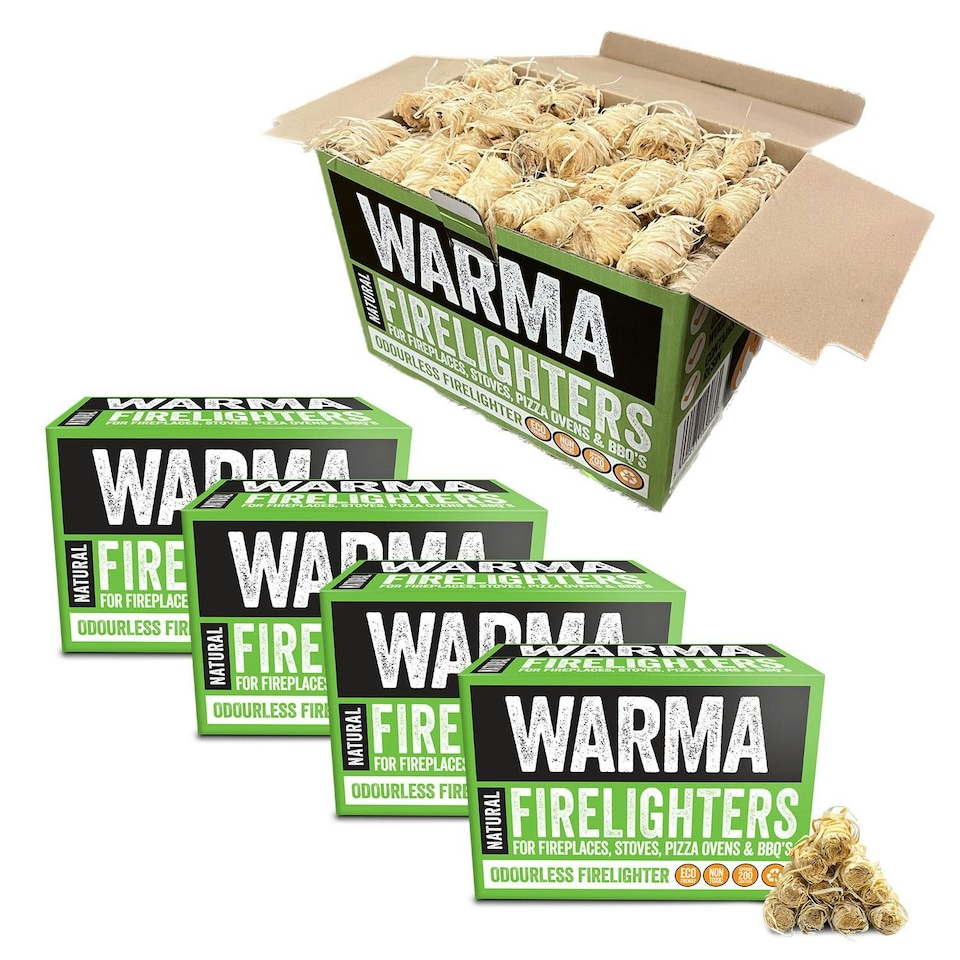 image 1 of Warma Natural Eco Wood Wool Firelighters - 1000 Pieces