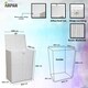 image 5 of Resin Laundry Clothes Basket with Lid, Lock & Removable Cloth Lining – Woven Storage Hamper for Laundry, Bedroom & Bathroom – Available in Medium & Large Sizes