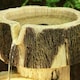 image 3 of Primrose 3 Tier Log Design Cascading Patio Water Feature with Lights Brown 75cm