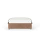 image 2 of Ortho Classic Orthopaedic Cream Naples Velvet 4 Drawer Divan Set And Valencia Headboard King Size