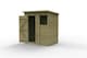 image 1 of Forest Garden 6x4 4LIFE Pent Shed 25yr Guarantee Overlap Pressure Treated  - Single Door - 1 Window