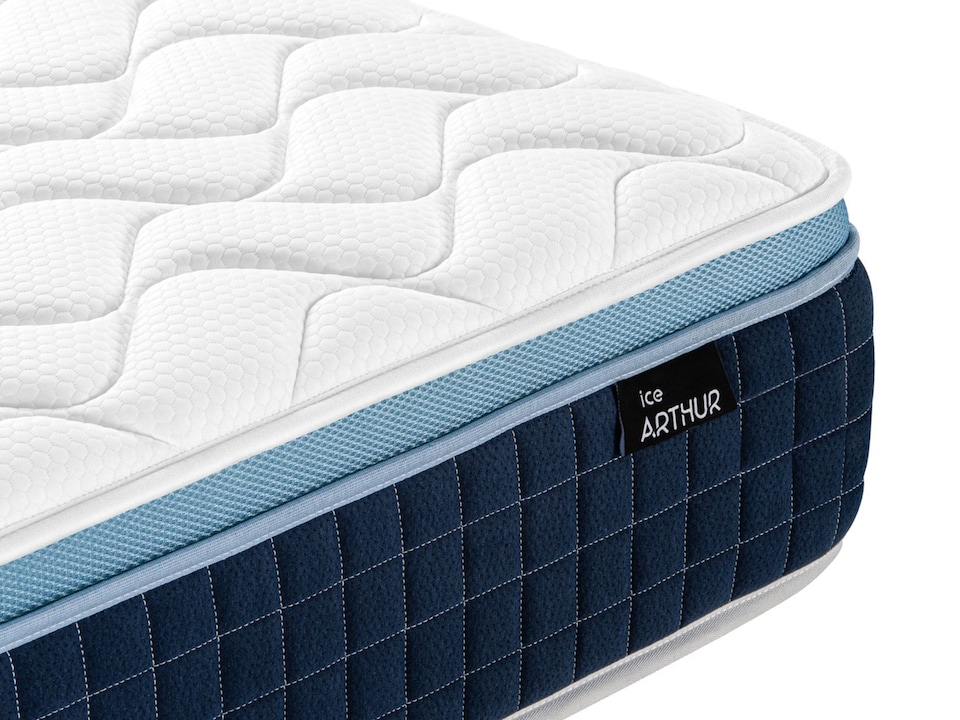 image 1 of Arthur Sleep Ice Arthur Cooling Hybrid Mattress - Double | White | Double