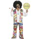 image 1 of Fiestas Guirca Mens Hippie Rainbow Costume Set | Multi | Multicoloured | L | 1