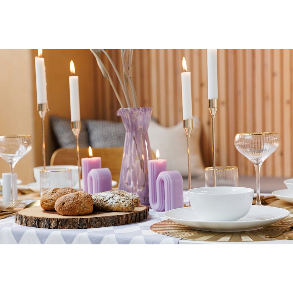 image 1 of Mikasa Dinner Set White Porcelain 12 Piece