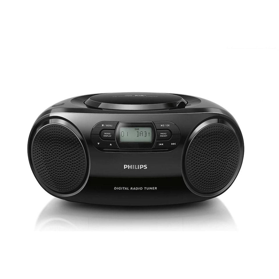image 1 of Philips AZB500-12 Black Portable Stereo System Digital CD Player Soundmachine