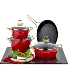 Grande Collection 7-Piece Non-Stick Granite Cookware Set