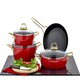 image 1 of Grande Collection 7-Piece Non-Stick Granite Cookware Set