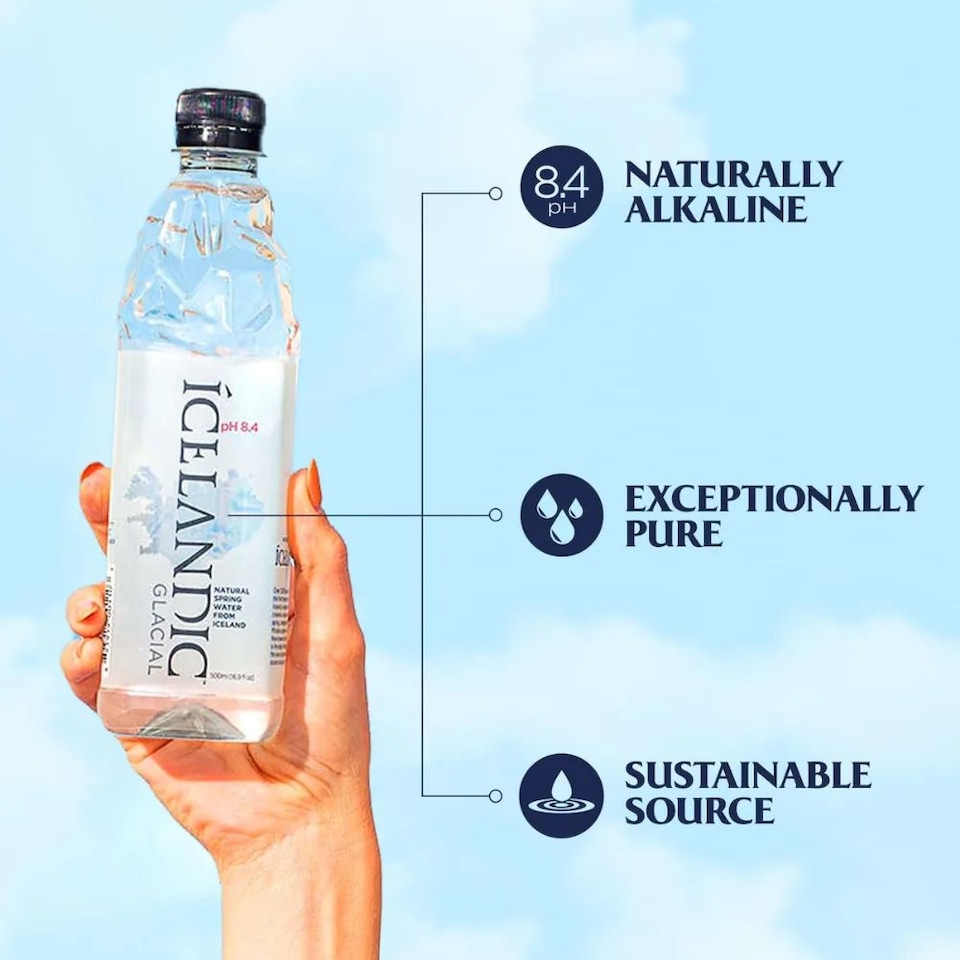 image 1 of Icelandic Glacial Sparkling Water 12 x 750ml