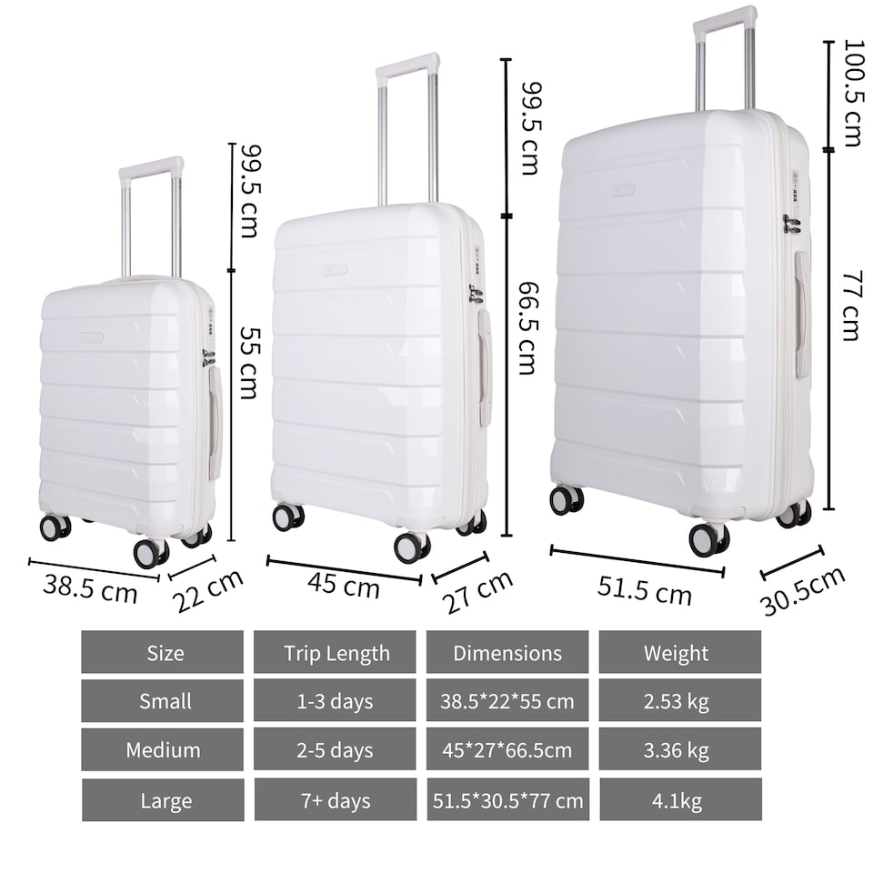 image 1 of Medium Suitcase 24’ Inch Hard Shell Checked Luggage - Lightweight & Durable, USB Charging Port, Secure TSA Lock, Dual Spinner Wheels