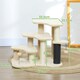 image 7 of PawHut Dog Cat Stairs Pet Steps for Bed Sofa with Scratching Post Beige