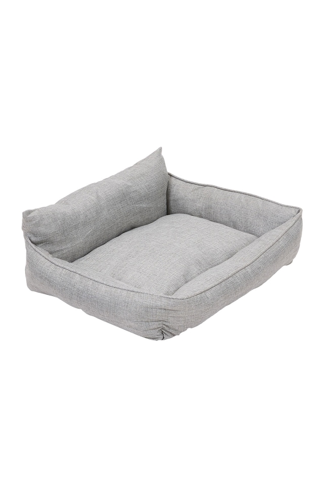 image 1 of Living and Home Cozy Sofa-Style Pet Bed — Soft, Supportive & Stylish | Grey | One Size
