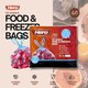 image 2 of Hero Tie Handle Food Storage Bags 6L Pack of 40 Reusable BPA Free Freezer & Sandwich Bags with Airtight Seal for Fruits, Vegetables, Meat and Grains