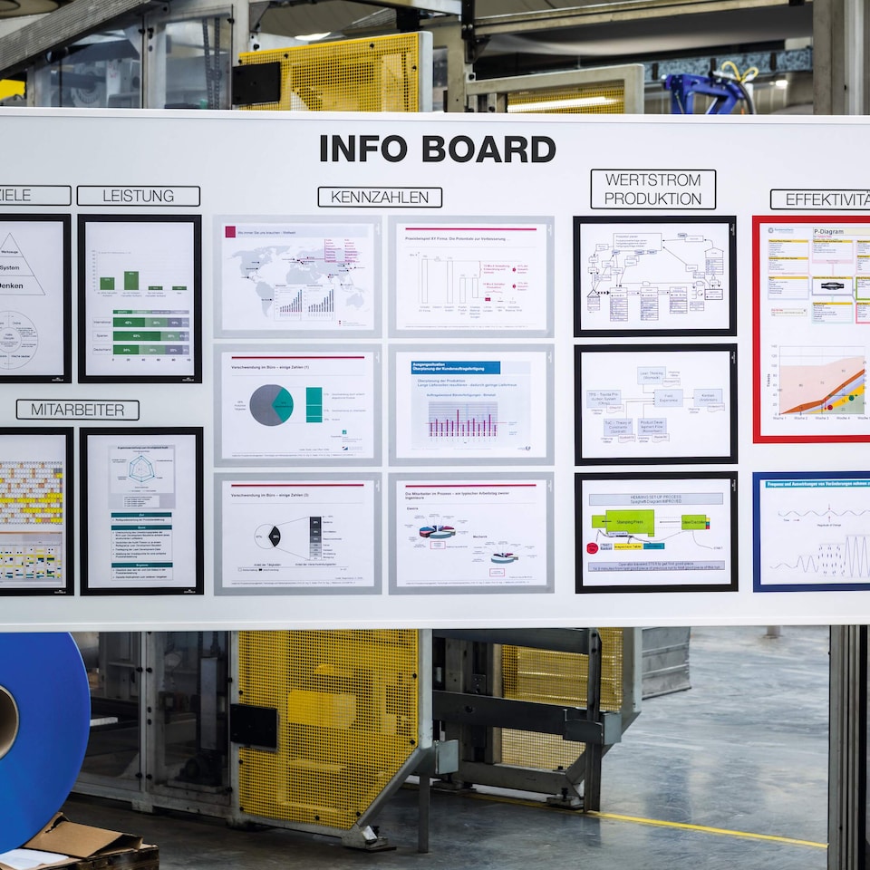 image 1 of Durable DURAFRAME Magnetic Document Signage Frame for Metal | 5 Pack | A4 Yellow | Yellow