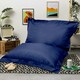 image 4 of icon Bazaar Bag Navy Blue Giant Indoor Outdoor Bean Bag Lounger Blue | Blue
