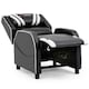 image 4 of Ranger S Faux Leather Recliner Armchair Sofa Cinema Gaming Chair (White)
