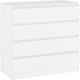 image 10 of Malvern 4 Piece Bedroom Set with 3 Door Triple Wardrobe Black